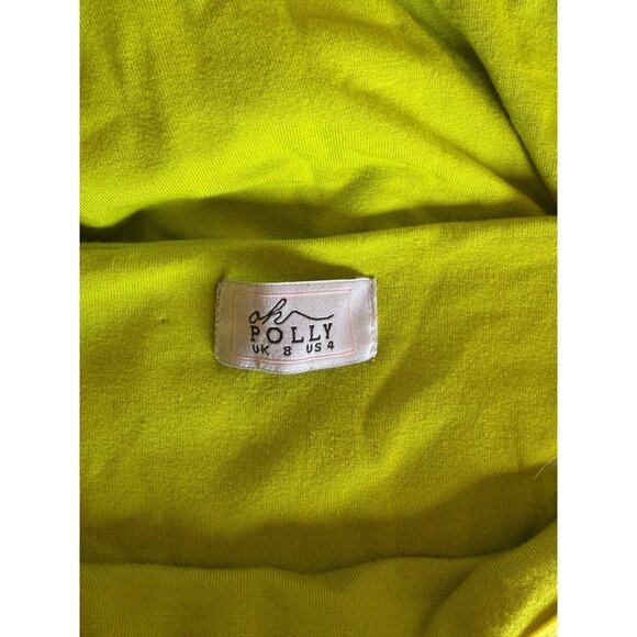 Oh Polly Lime Green Cutout Bodycon Dress - Picture 6 of 6